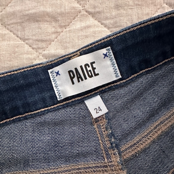 PAIGE | Jimmy Jimmy Short in Dark Blue Denim - Picture 5 of 5